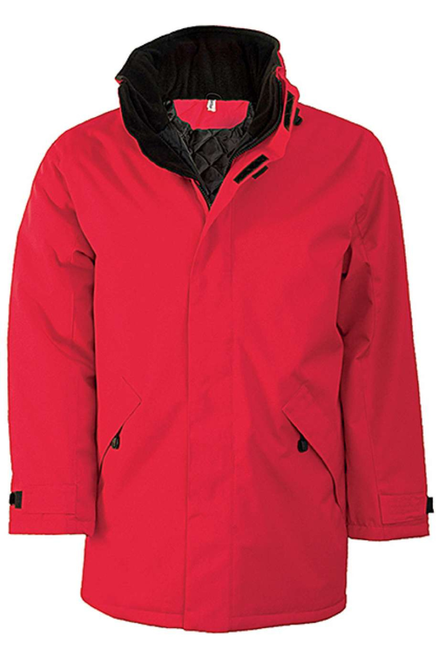 Kids' Waterproof Parka Jacket with Concealed Hood