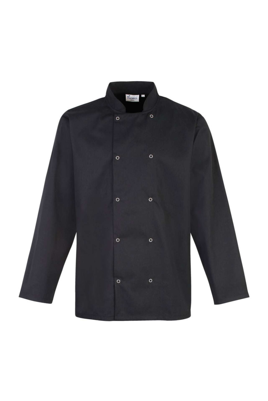 Stylish Chef's Long Sleeve Stud Jacket