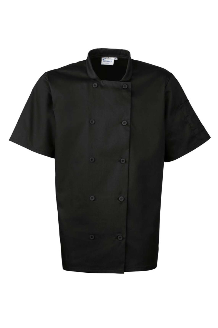 Short Sleeve Chef's Jacket - Professional Kitchen Wear