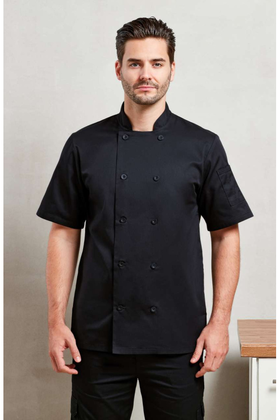 Jachetă Chef cu Mâneci Scurte - Confort și Stil