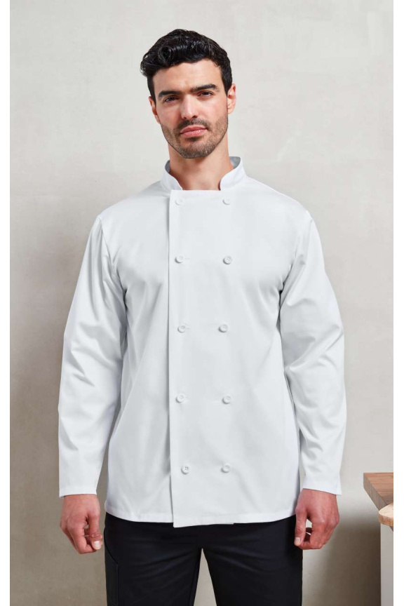 Jachetă Chef cu Mâneci Lungi pentru Profesioniști