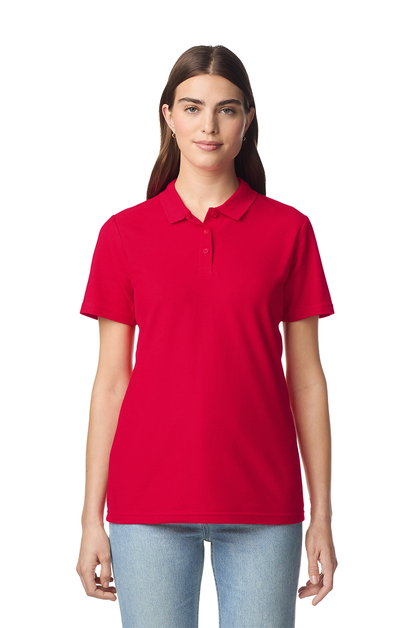 Polo Feminin SOFTSTYLE™ Double Piqué Confortabil