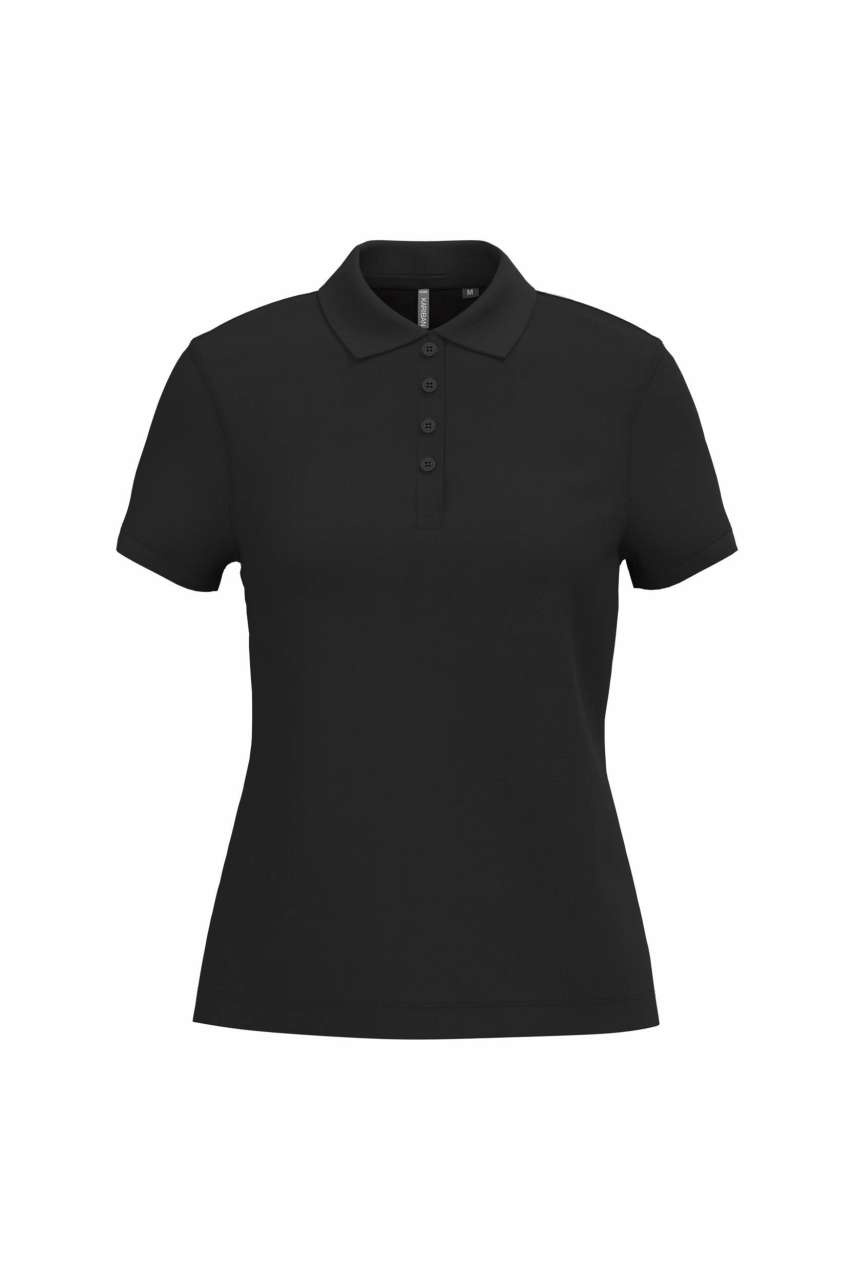 Tricou Polo Piqué cu Mâneci Scurte pentru Femei