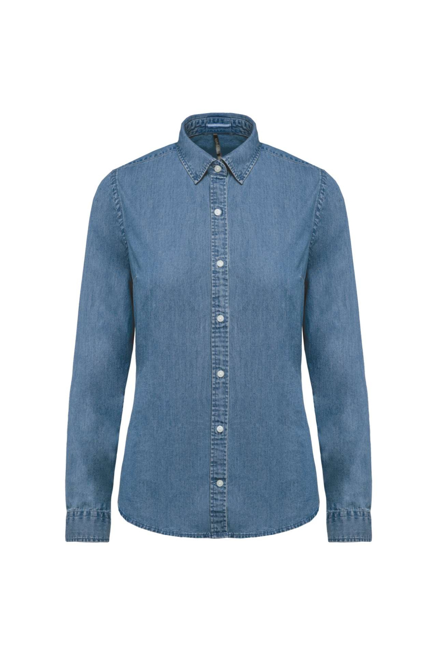 Women's Fashion Slim Fit Denim Shirt