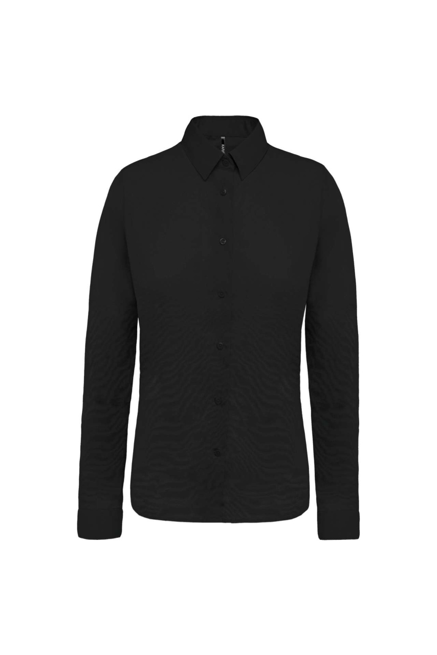Cămașă Damă Poplin de Bumbac cu Mâneci Lungi