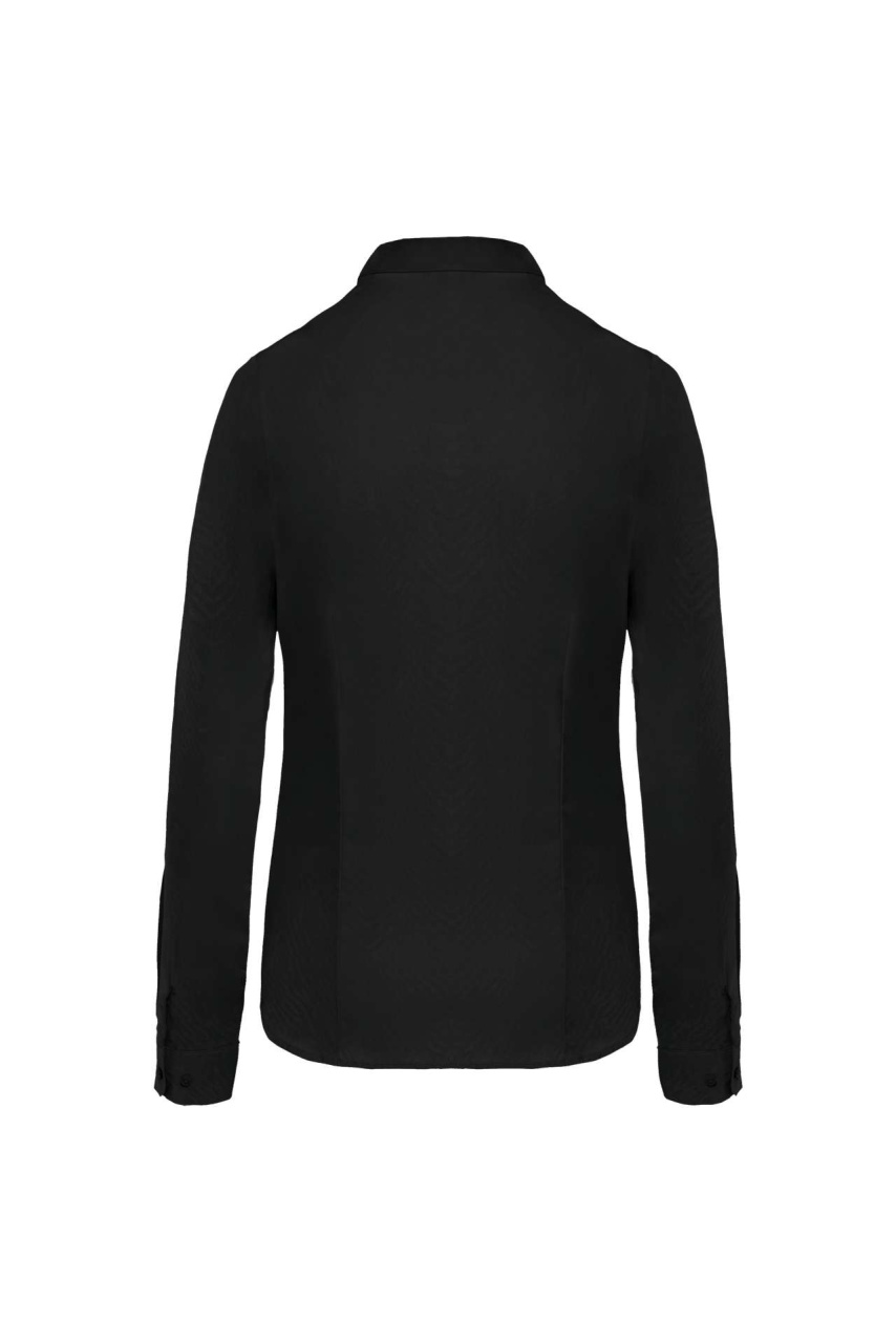 Cămașă Damă Poplin de Bumbac cu Mâneci Lungi