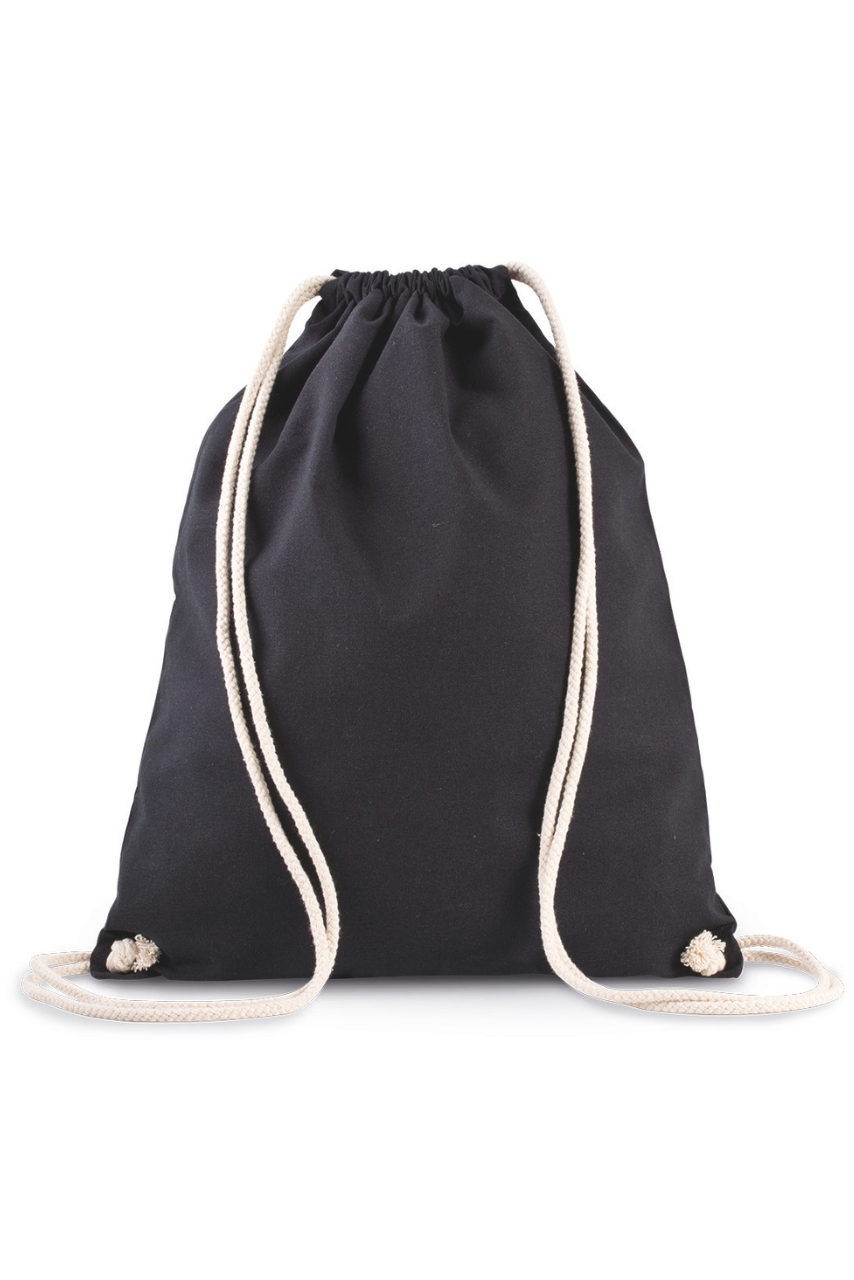 Eco-Friendly Organic Cotton Drawstring Backpack