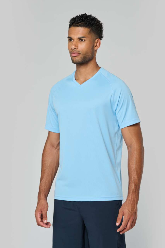Tricou Sport Bărbați cu Guler în V