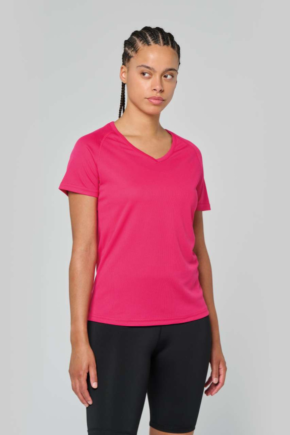 Women's Quick-Dry V-Neck Sports T-Shirt