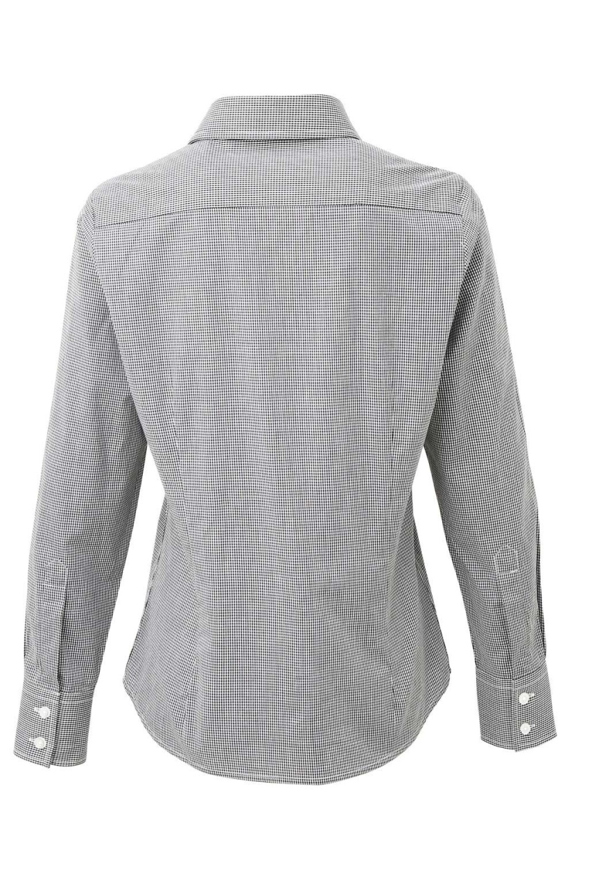 Cămașă damă cu mânecă lungă și model gingham