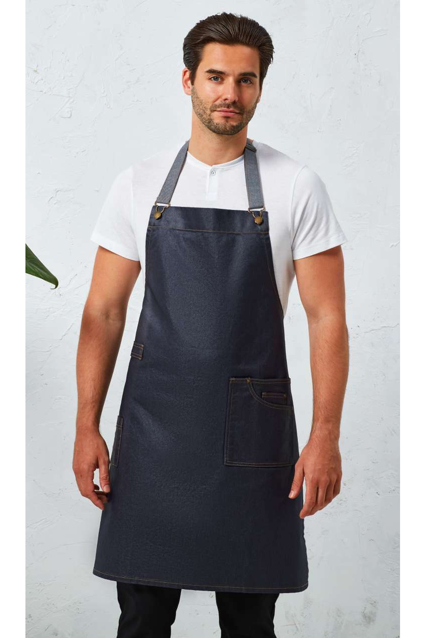 Șorț Denim cu Aspect Ceruit 'District'