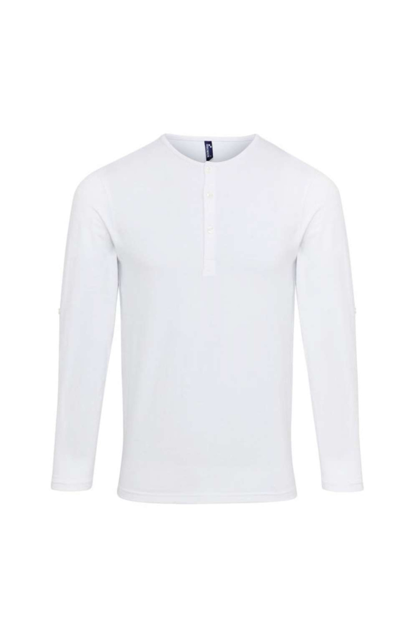 Tricou Bărbați cu Mâneci Rulate și Dungi