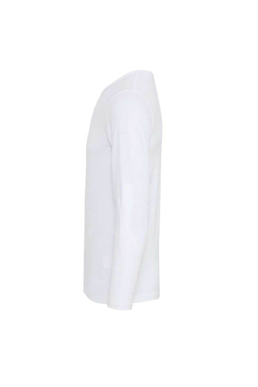 Tricou Bărbați cu Mâneci Rulate și Dungi