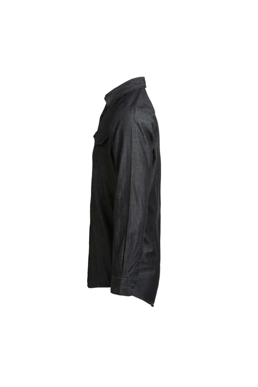 Cămașă Bărbați Denim cu Cusături Contrastante