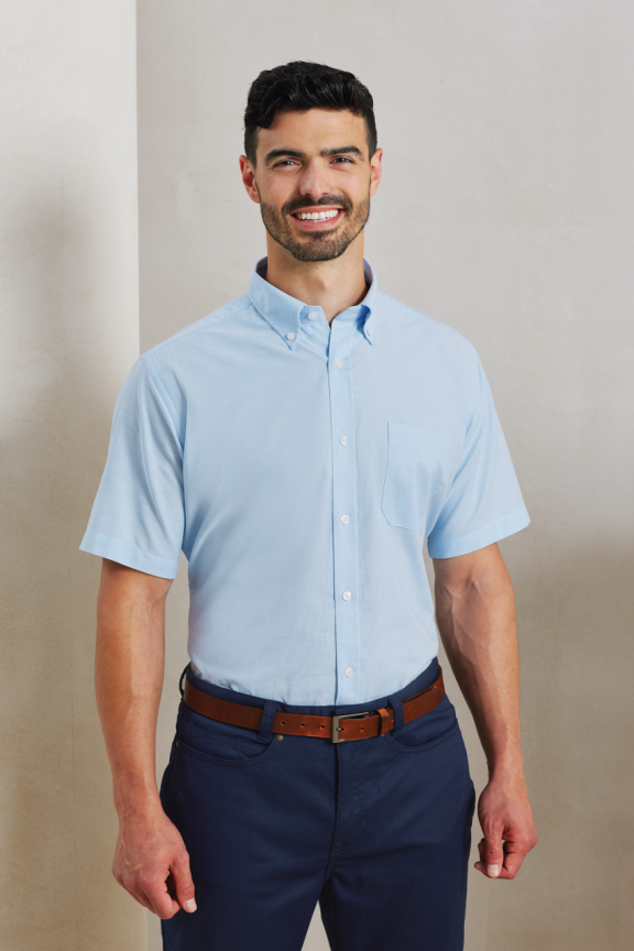 Men's Short Sleeve Signature Oxford Shirt