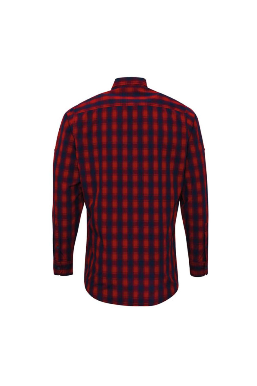 Mulligan Check Men's Long Sleeve Cotton Shirt