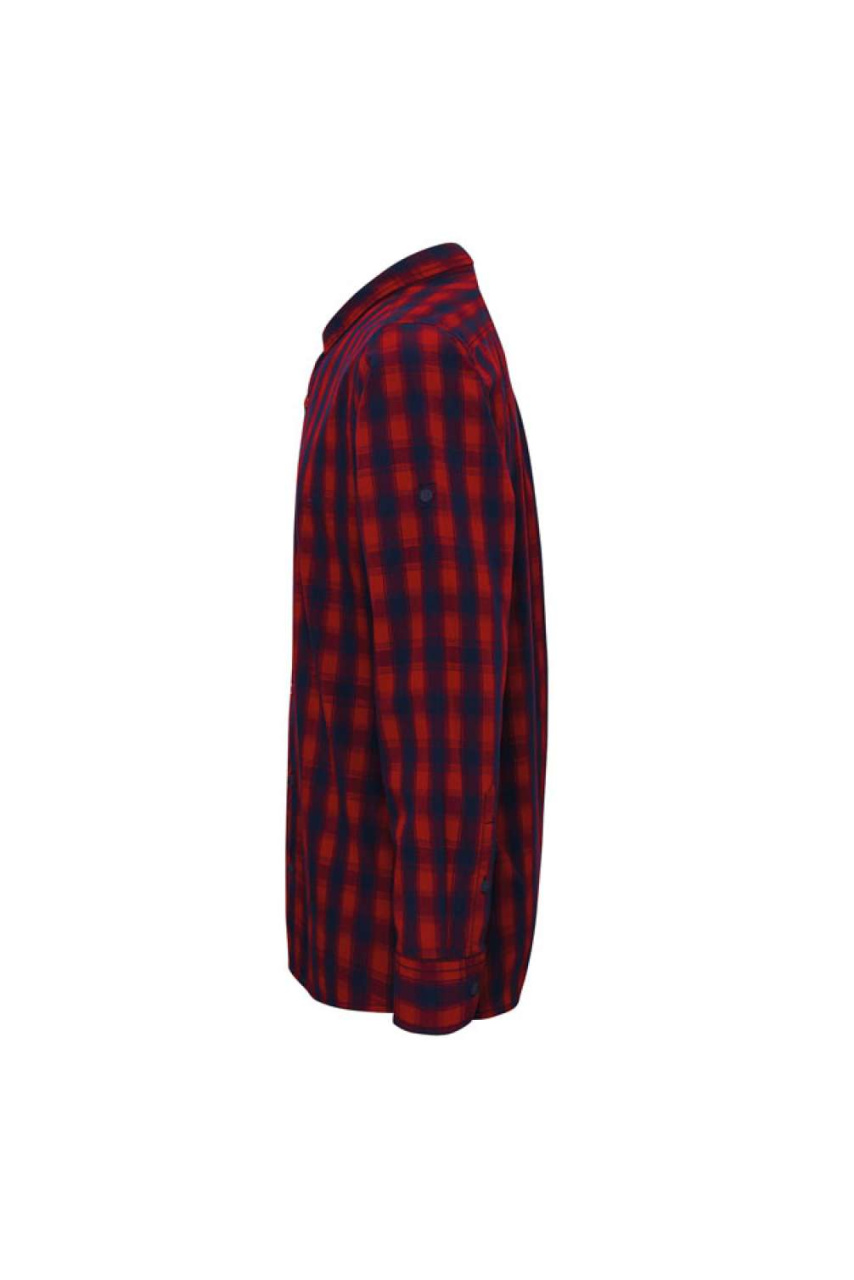 Mulligan Check Men's Long Sleeve Cotton Shirt