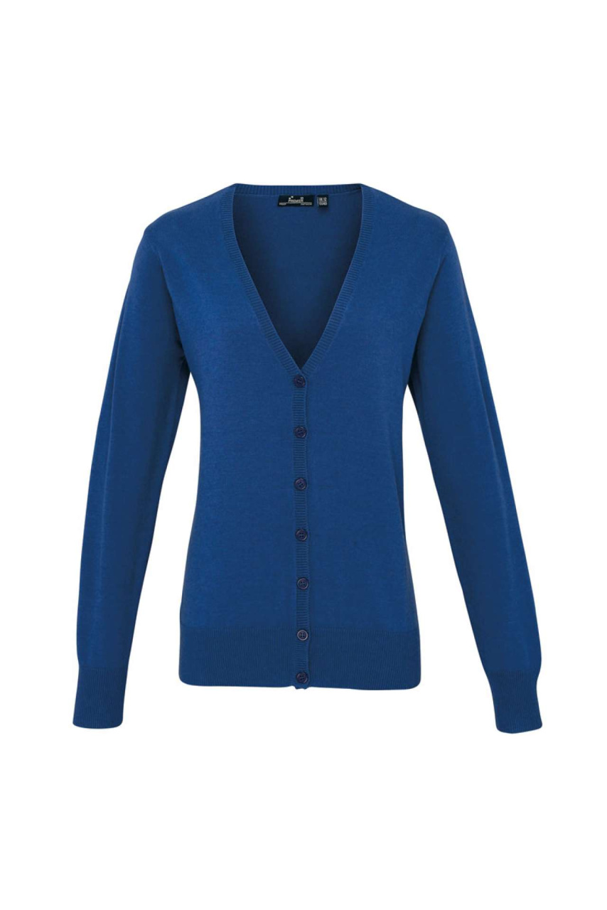 Women's V-Neck Button-Through Knitted Cardigan