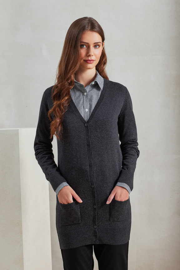 Cardigan lung tricotat pentru femei - Eleganță și confort