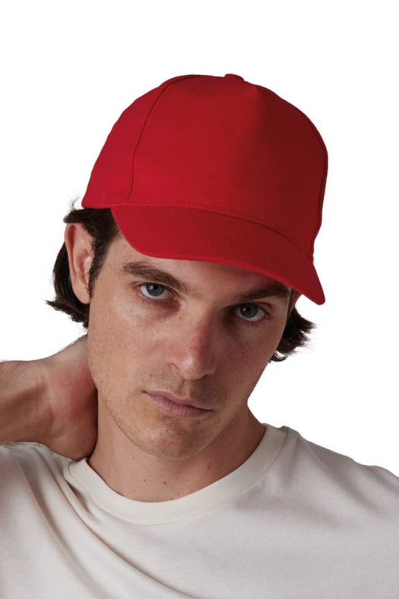 Heavy Brushed Cotton 5-Panel Cap