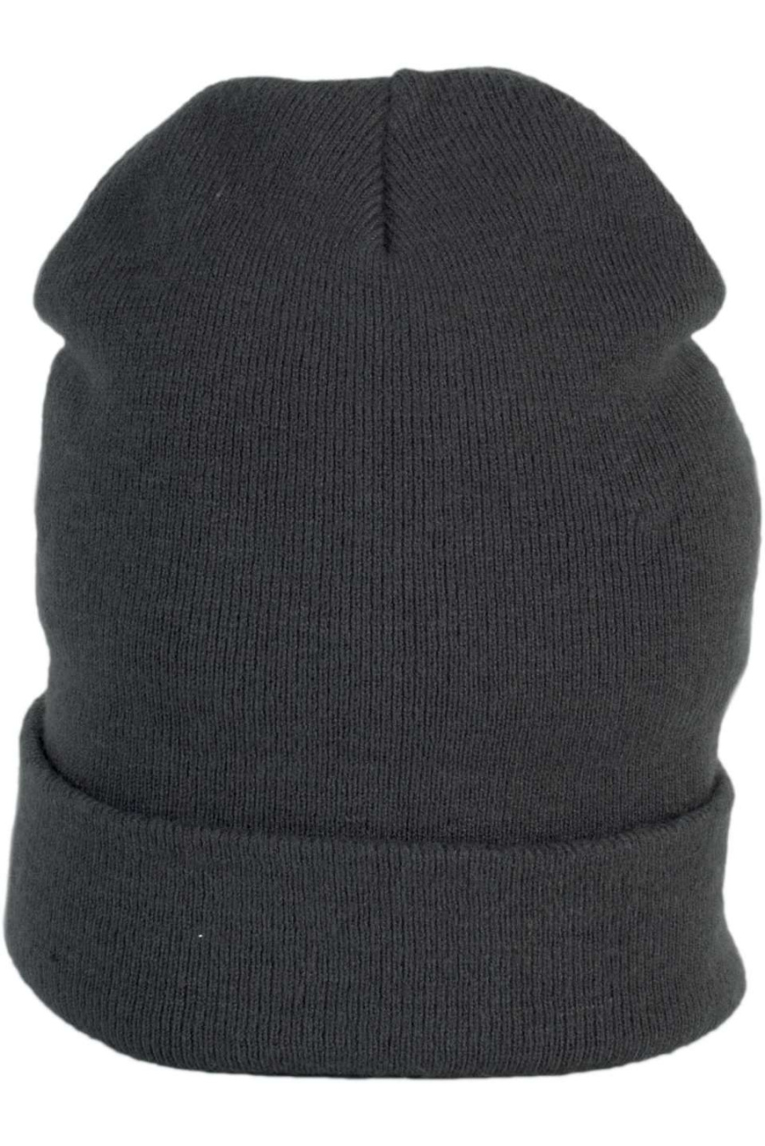 Soft Knit Turn-Up Beanie - Cozy & Stylish