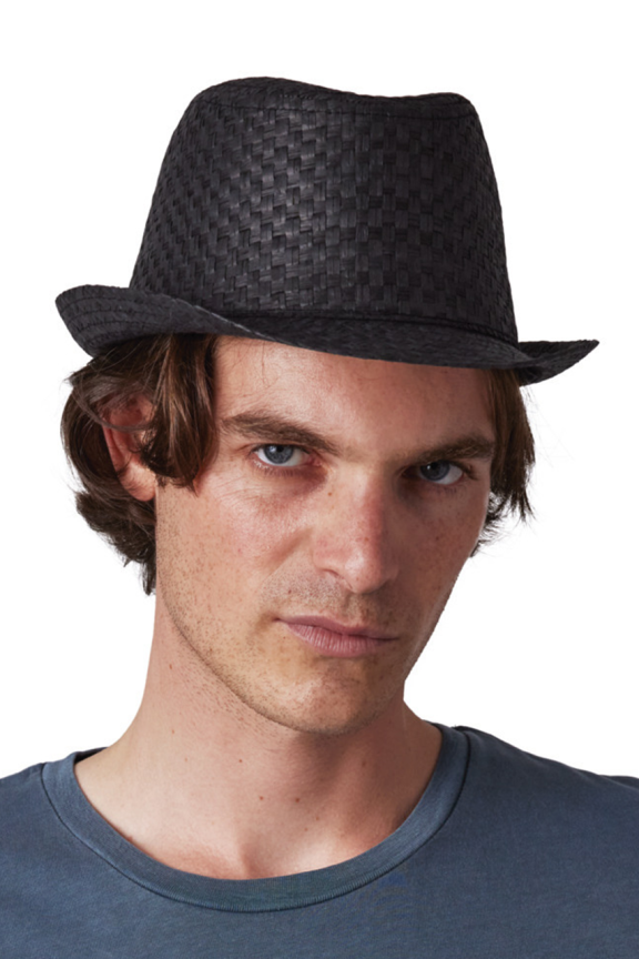 Retro Panama-Style Straw Hat - Classic & Sustainable