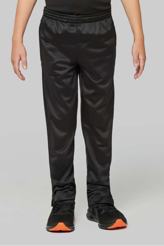 Pantaloni sport pentru copii cu ventilație și croială slim