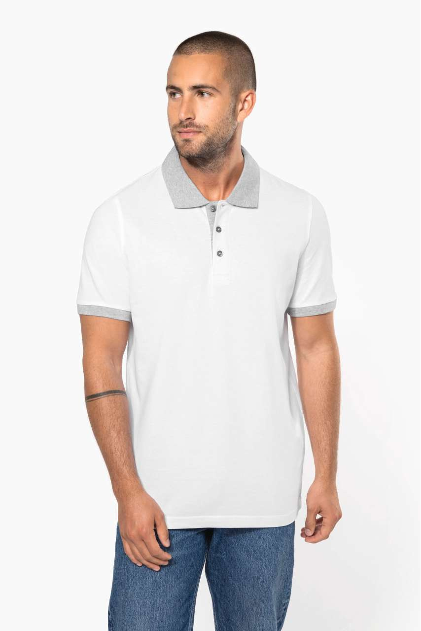 Tricou Polo Bicolor pentru Bărbați - Stil și Confort