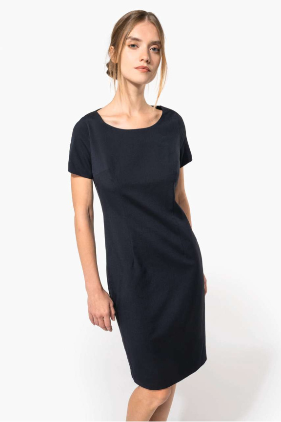 Classic Short-Sleeved Hospitality Dress