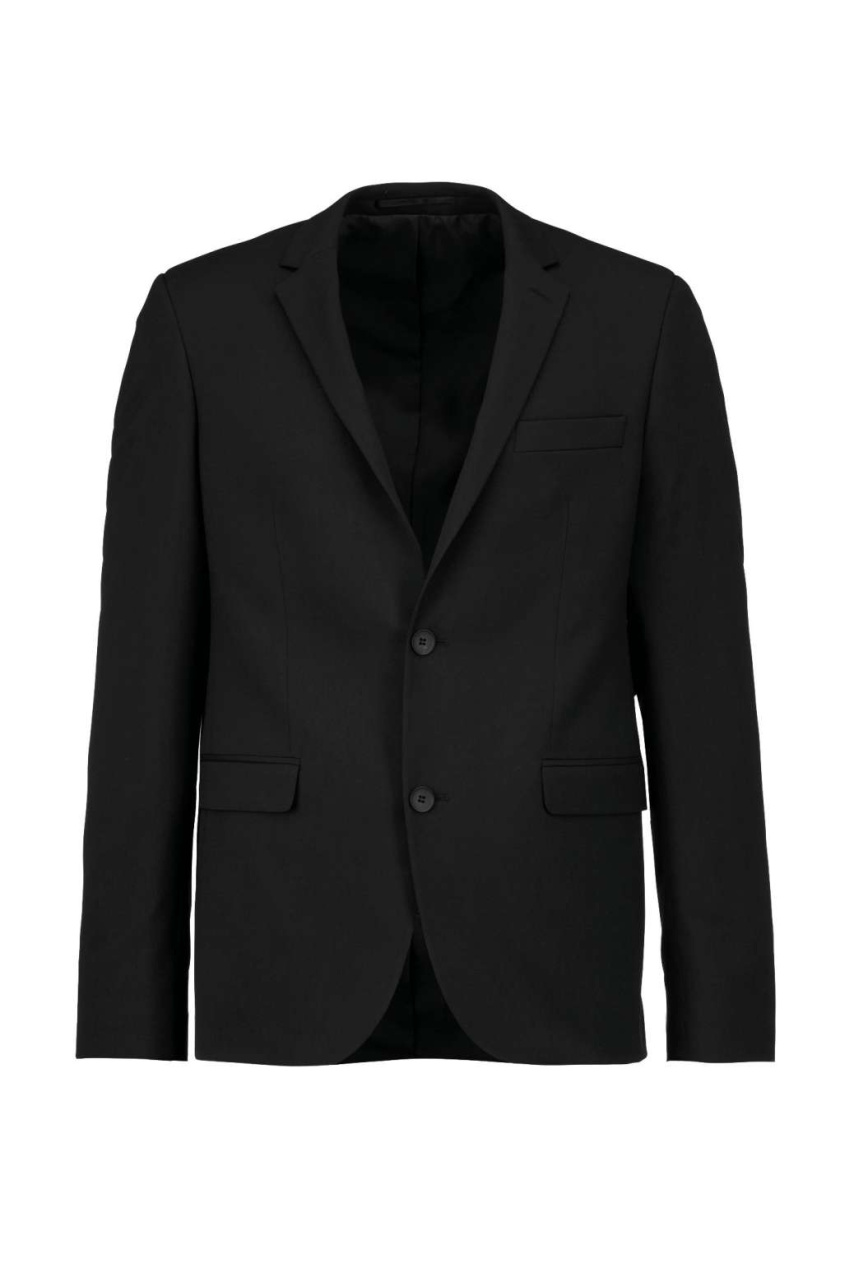 Men's Classic Black Suit Jacket - Stylish & Professional