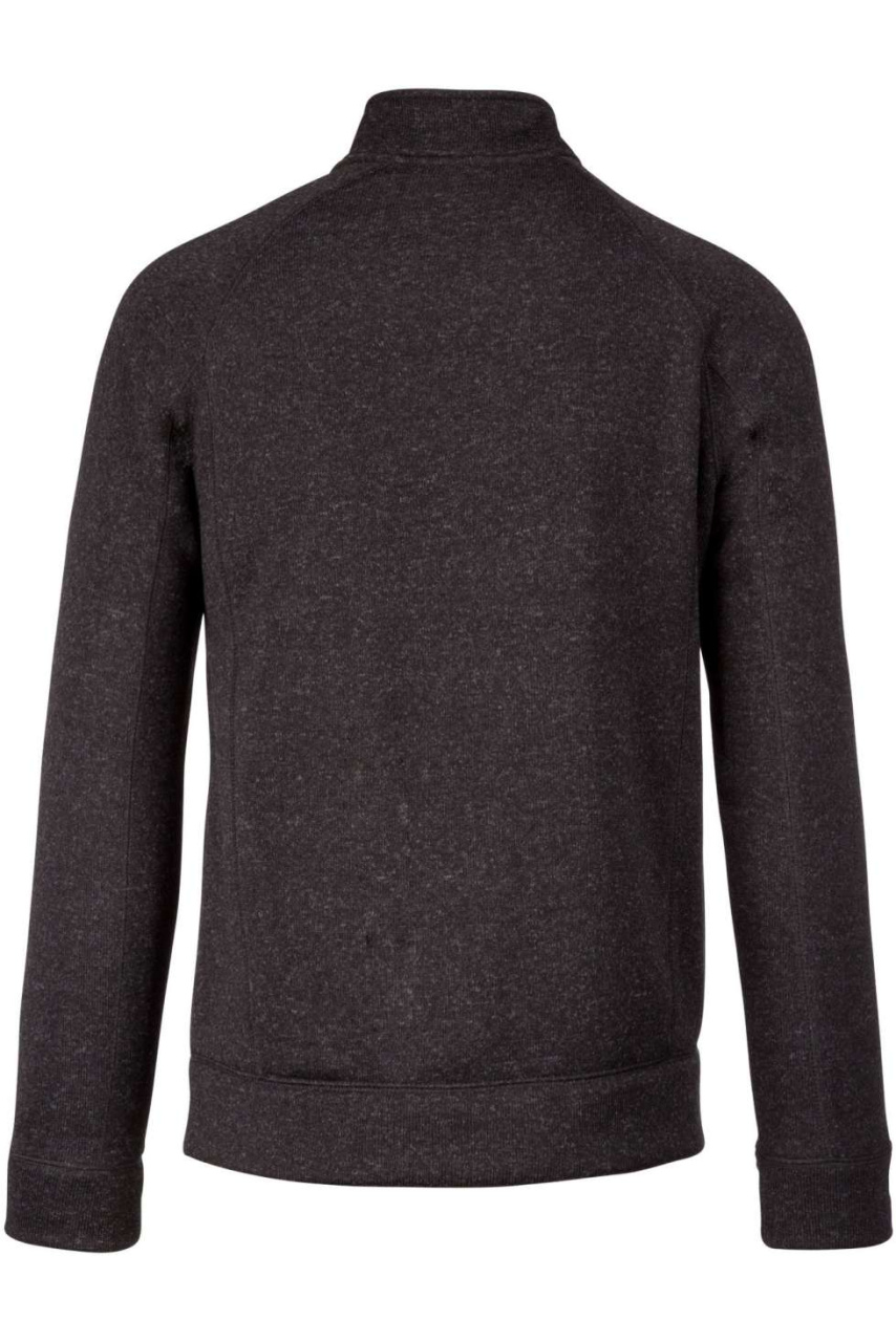 Jachetă Bărbați cu Fermoar și Design Heather