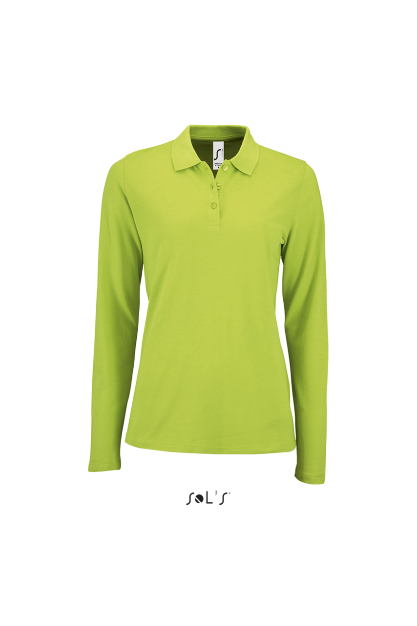 SOL'S Perfect Long-Sleeve Women's Piqué Polo Shirt