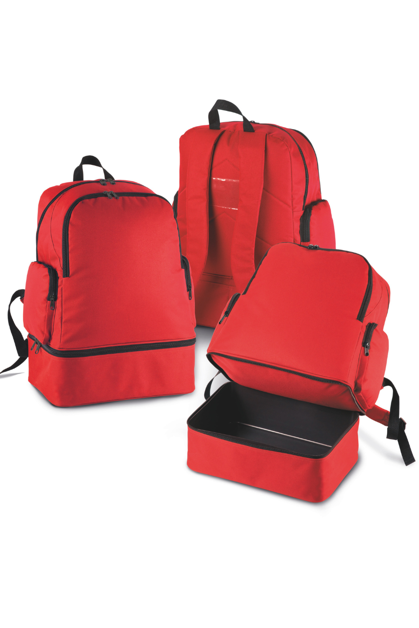Durable Team Sports Backpack with Rigid Base
