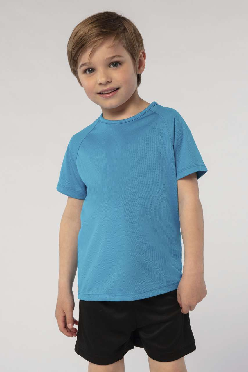Tricou Sport Copii cu Mâneci Raglan