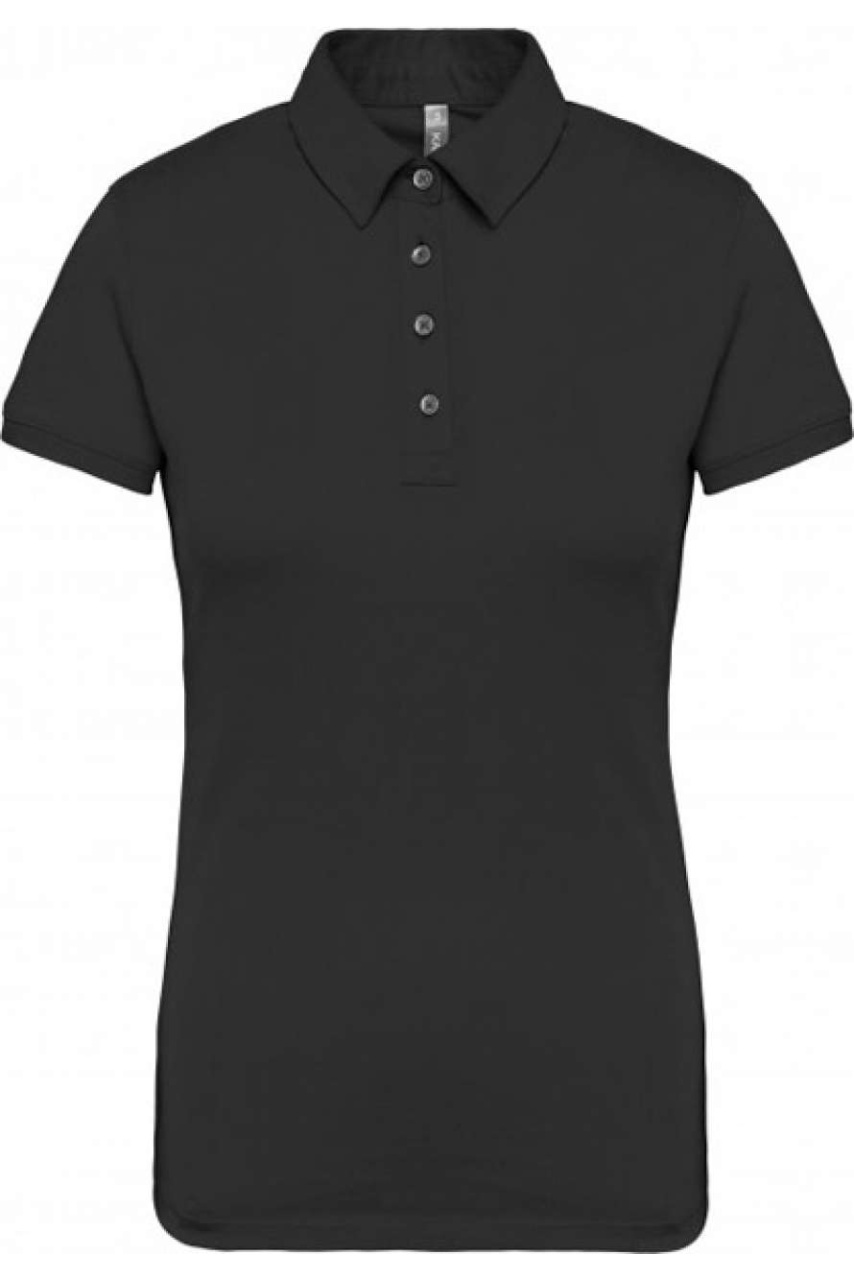 Women's Classic Short Sleeved Jersey Polo Shirt