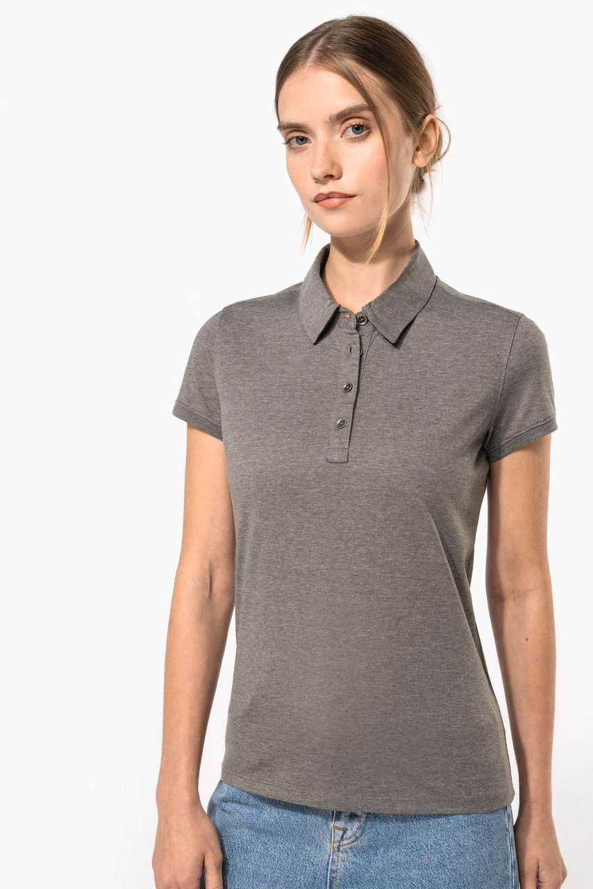 Tricou Polo Femei cu Mâneci Scurte Elegant