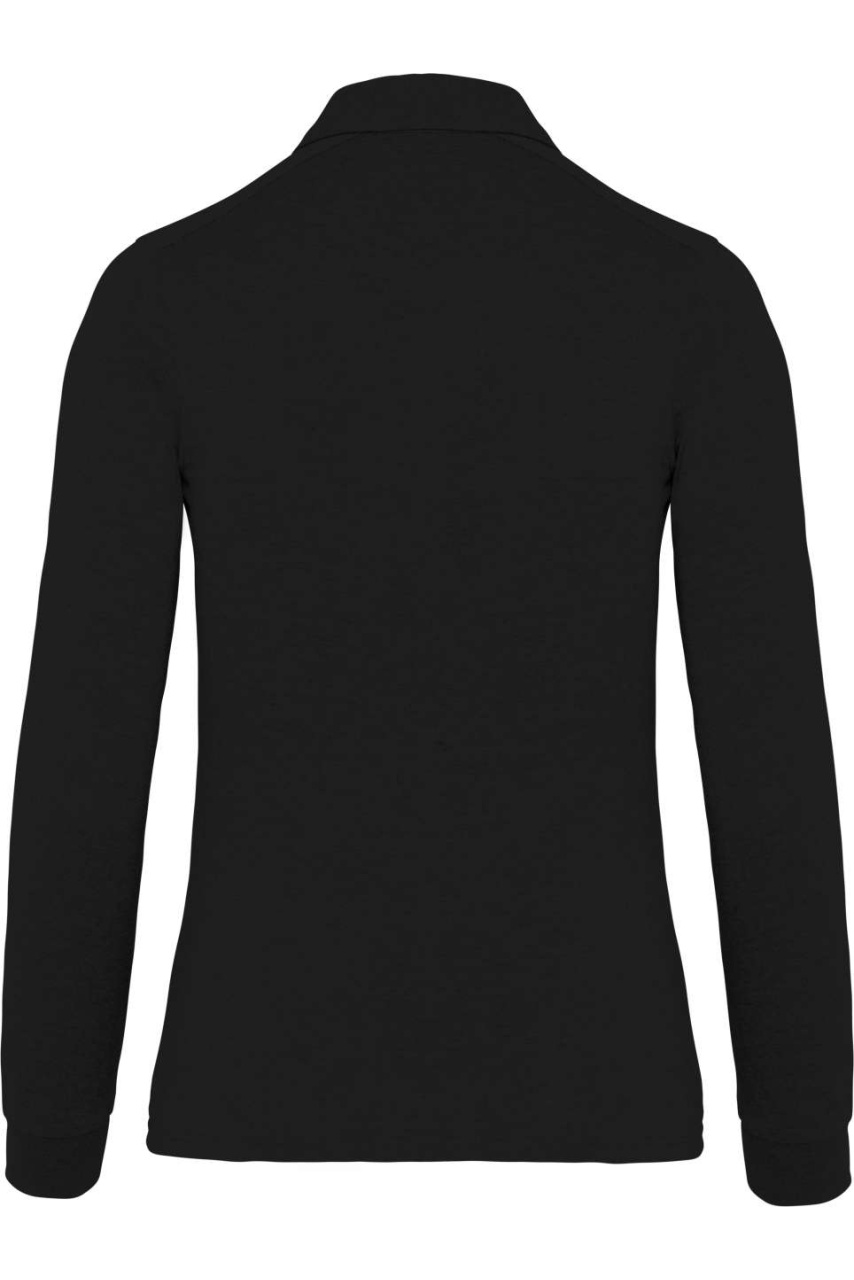 Women's Long Sleeve Jersey Polo Shirt