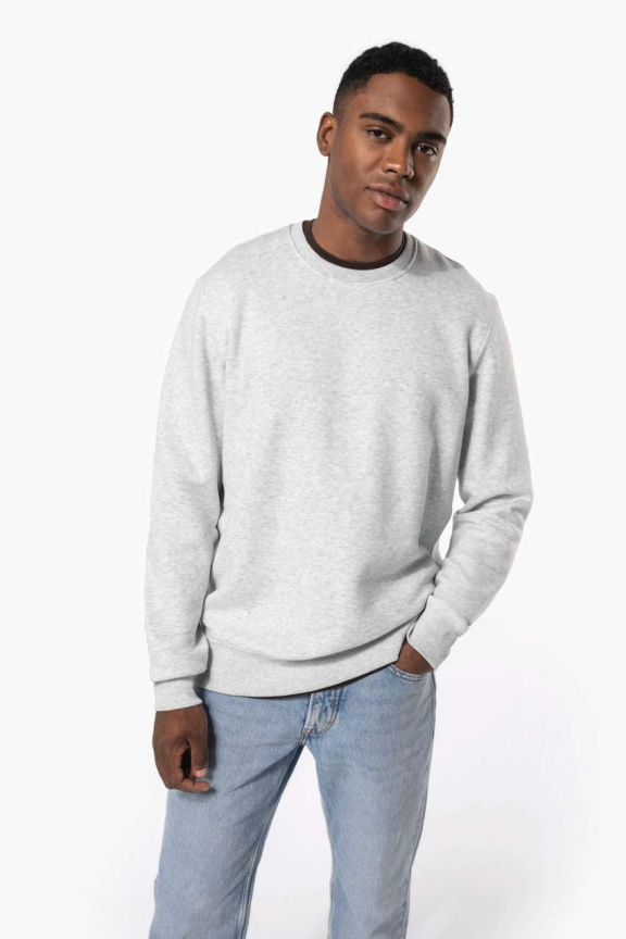 Bluza Crew Neck din Bumbac și Poliester