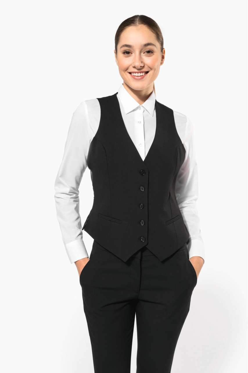Vestă Damă Slim Fit Elegantă pentru Ospitalitate