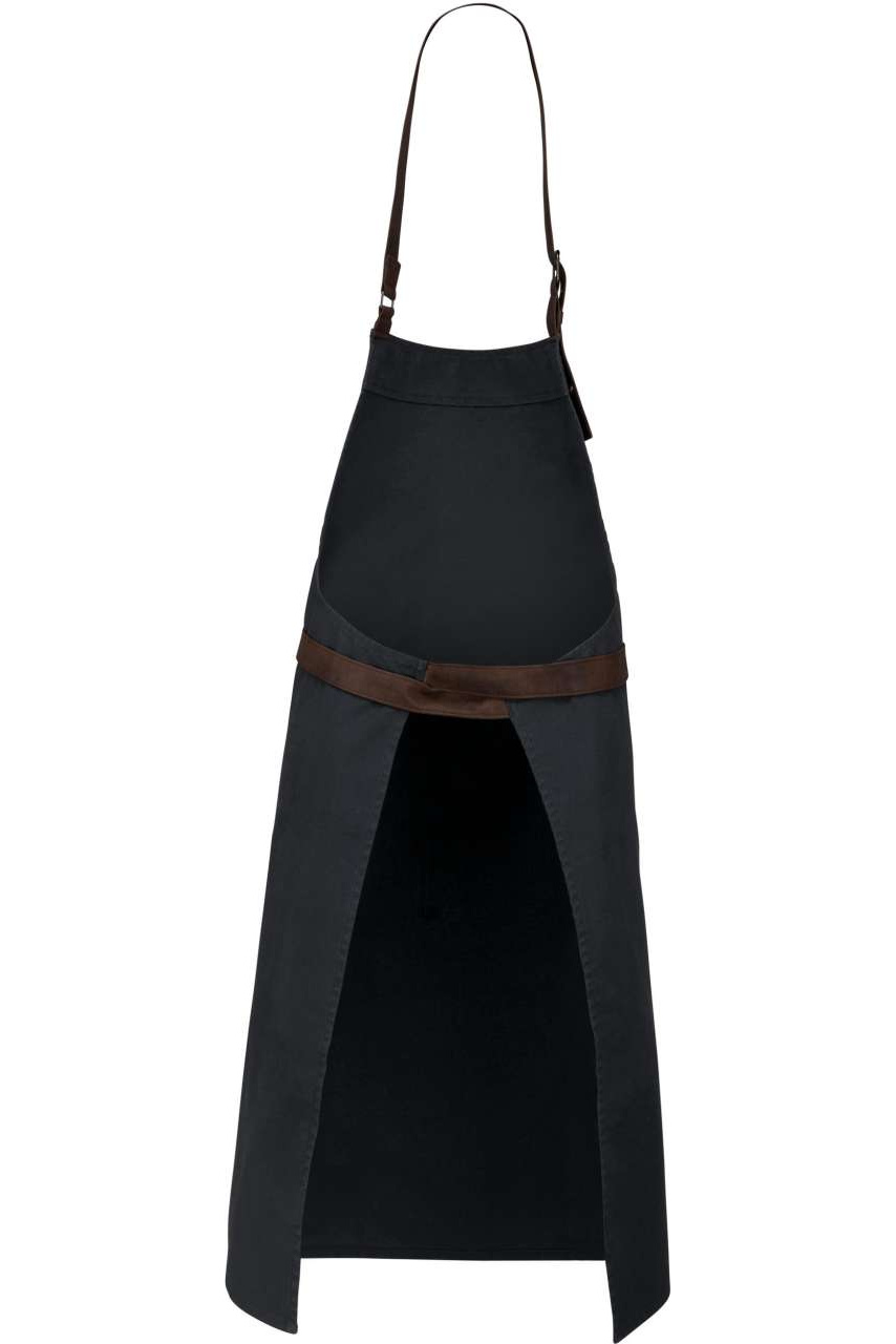Vintage Cotton Canvas Apron with Adjustable Neck