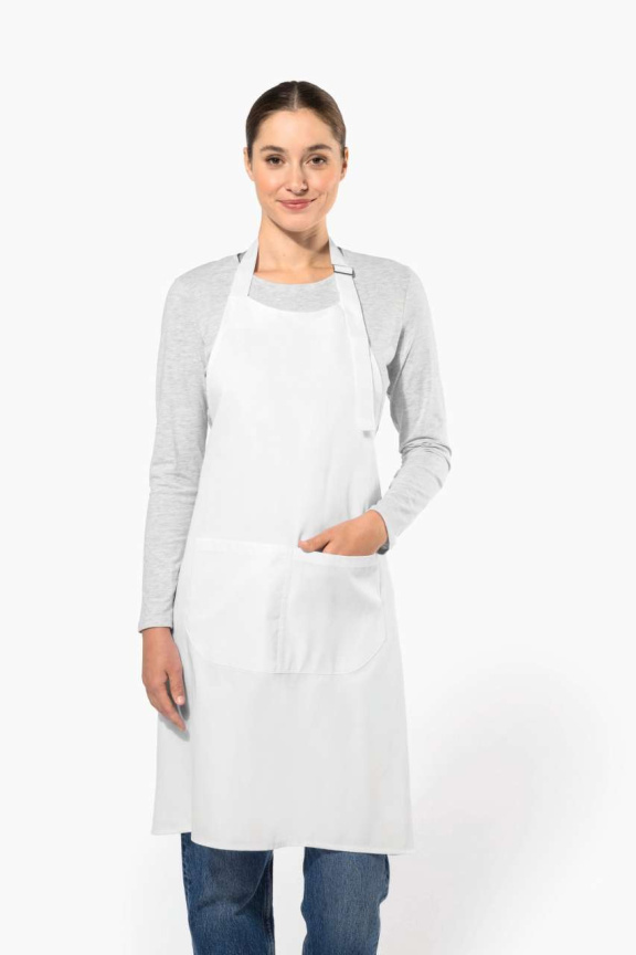 Durable Polycotton Apron with Adjustable Neck and Pockets
