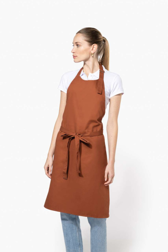 Adjustable Cotton Apron with Denim Finish