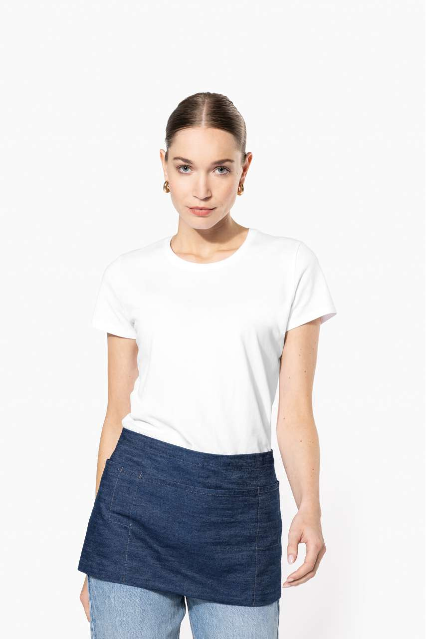 Polycotton Short Apron with 5 Pockets