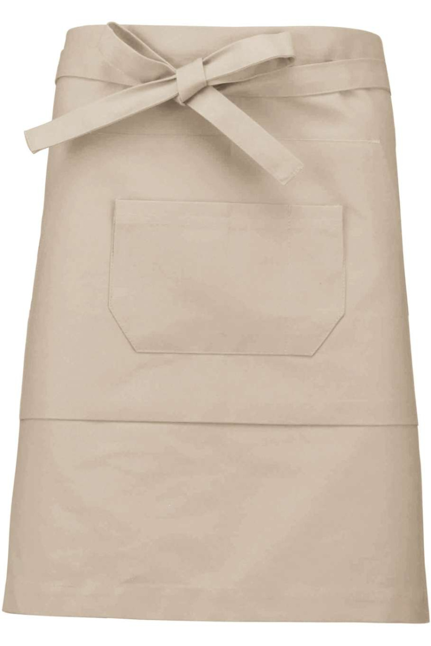 Polycotton Mid-Length Apron with Pockets