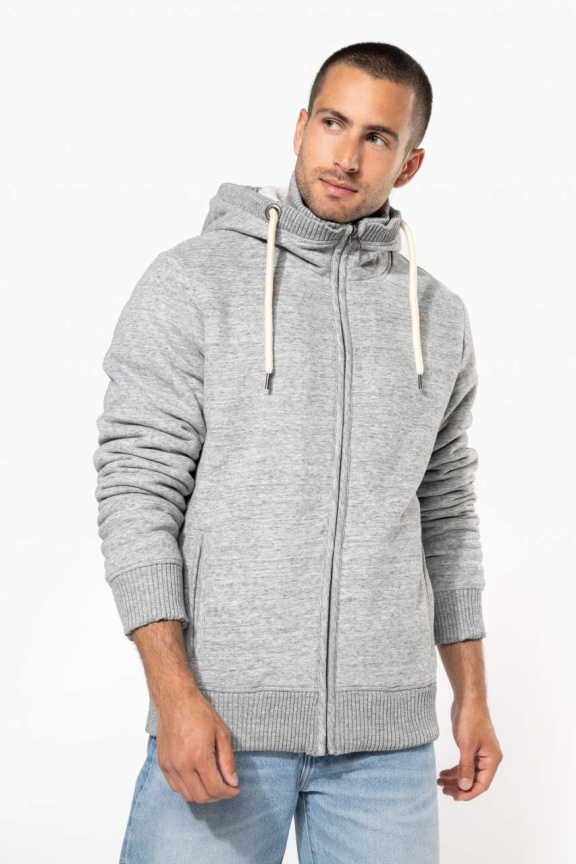 Jachetă Vintage cu Fleece și Sherpa pentru Confort