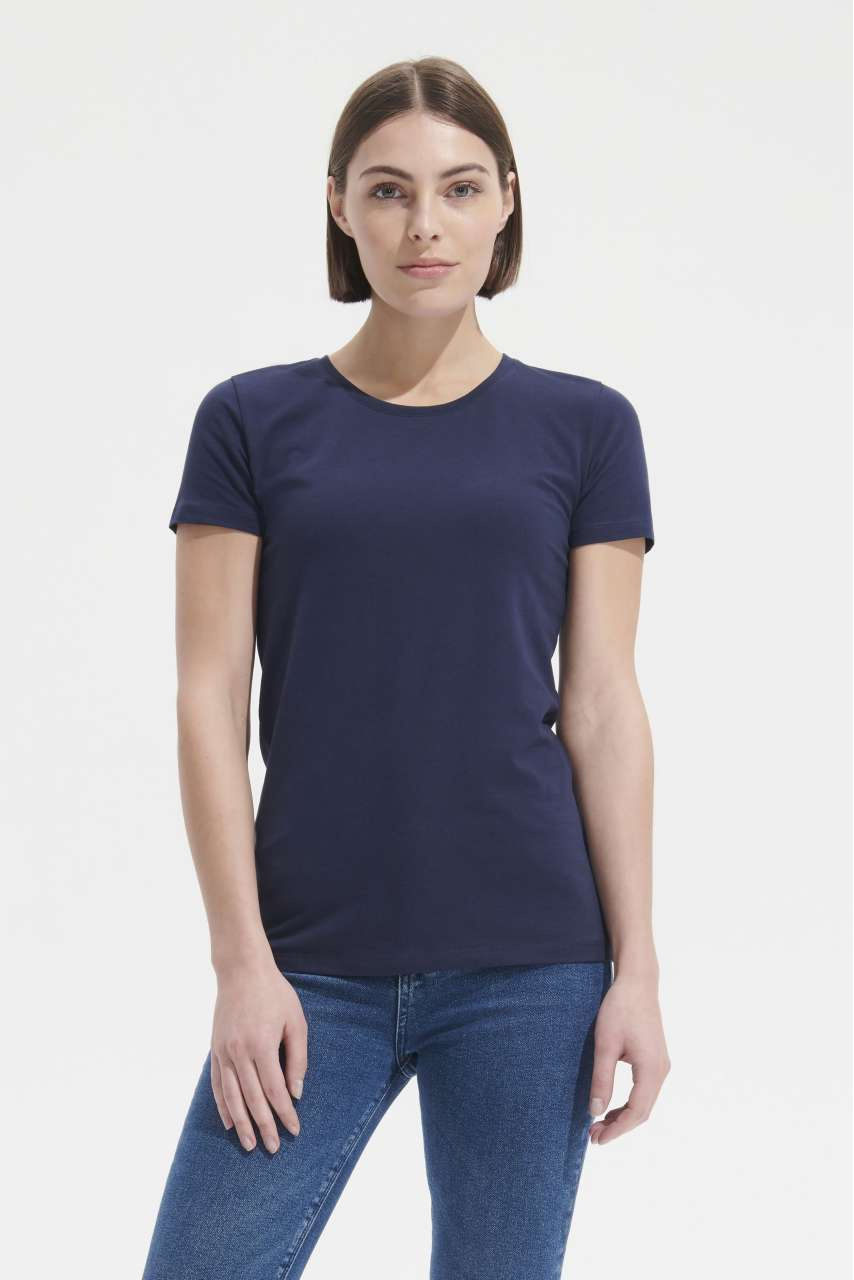 Tricou Damă SOL'S Millenium cu Guler Rotund