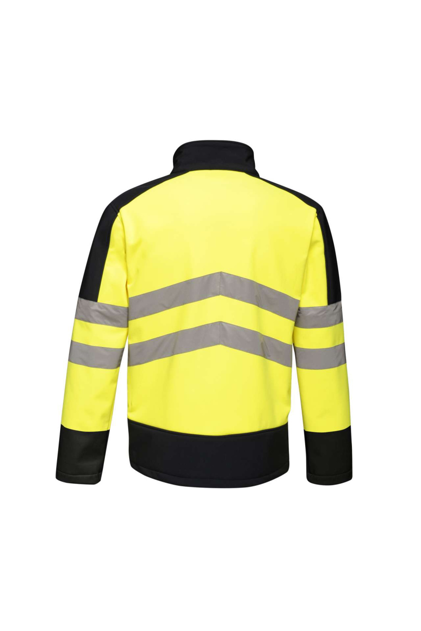 Jachetă Softshell HI-VIS PRO 3 Straturi - Siguranță și Confort