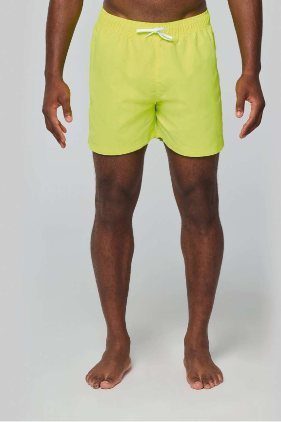 Men's Neon Yellow Swimming Shorts