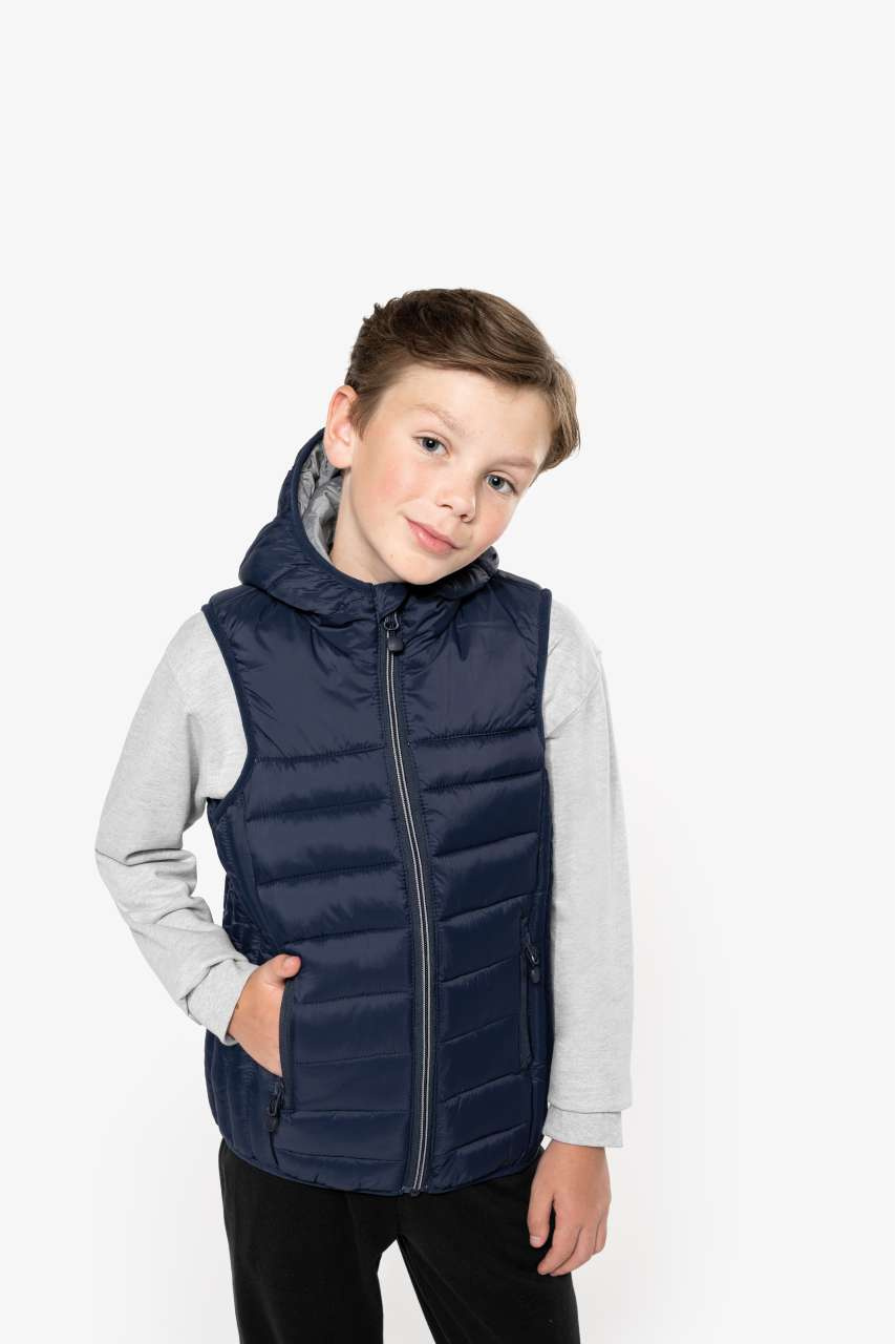 Kid's Ultra-Light Hooded Bodywarmer