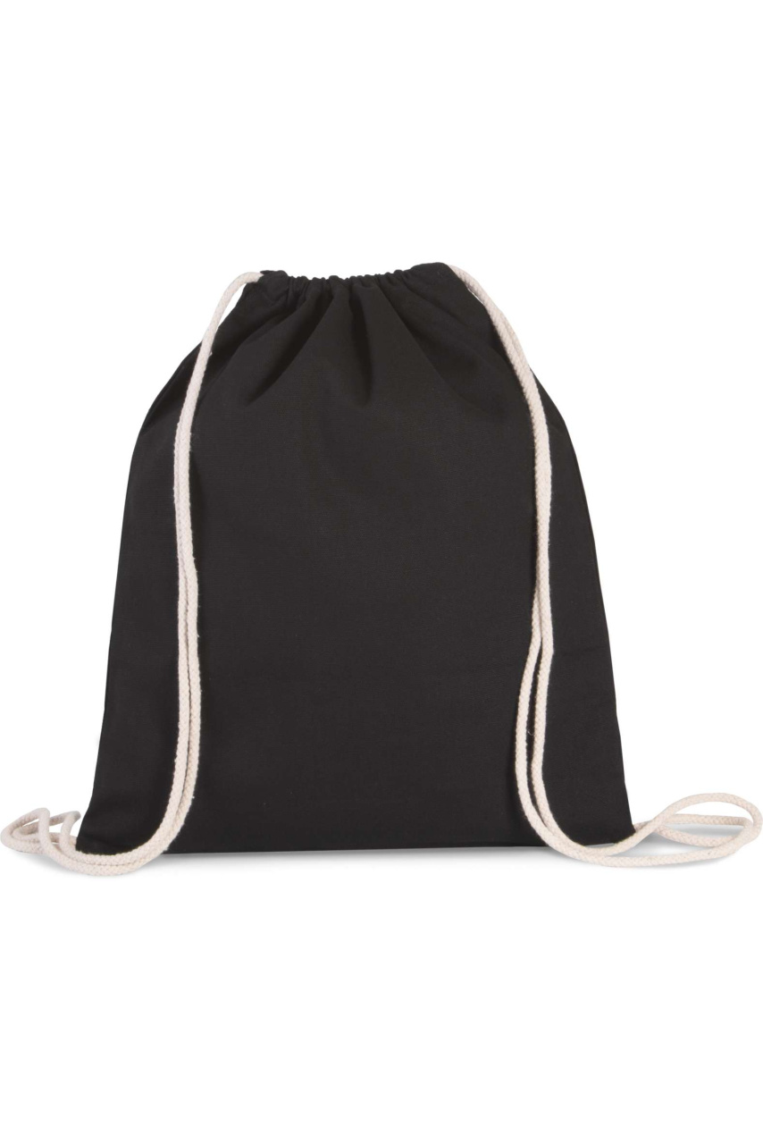 Navy Cotton Drawstring Backpack - Stylish & Functional